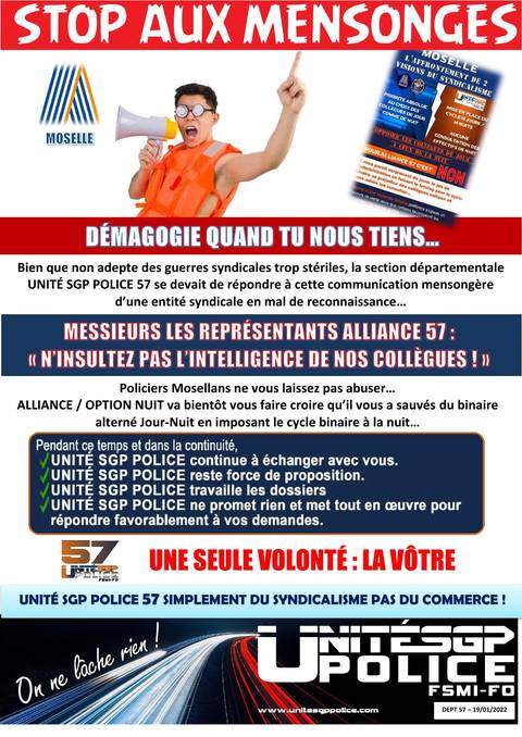 Aperçu — Stop aux mensonges