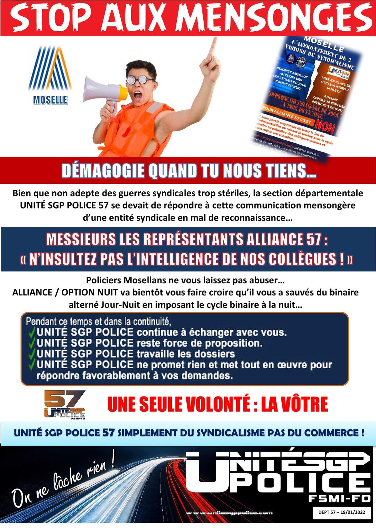 Stop aux mensonges