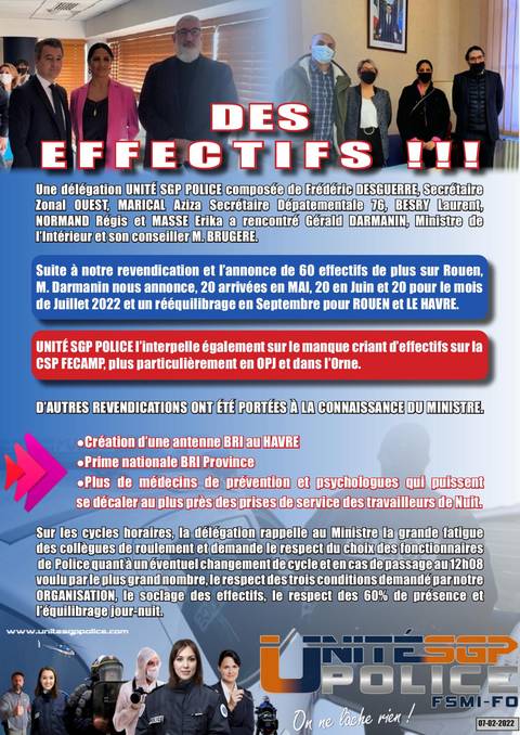 Aperçu — Effectifs !!!