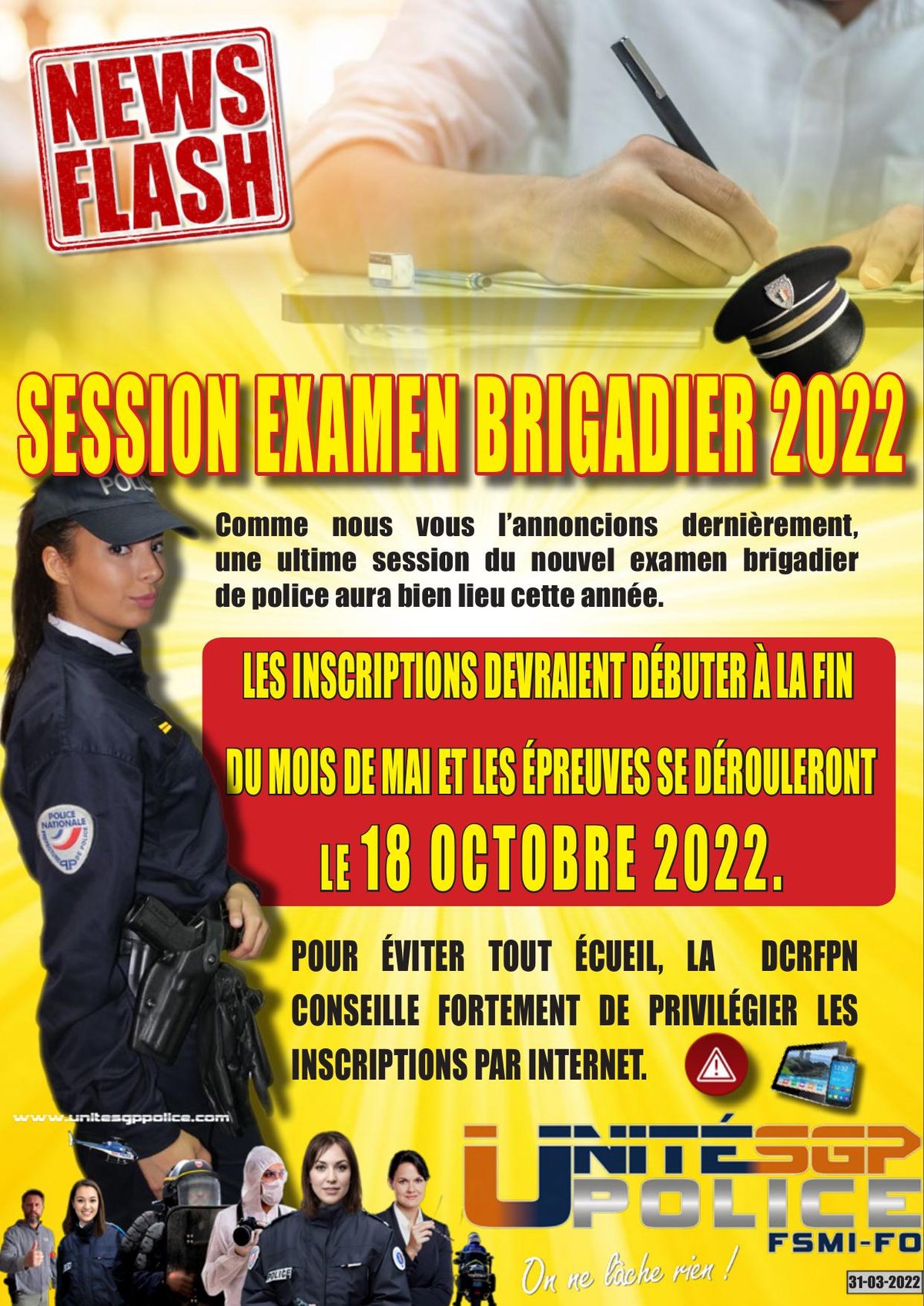 SESSION EXAMEN BRIGADIER 2022
