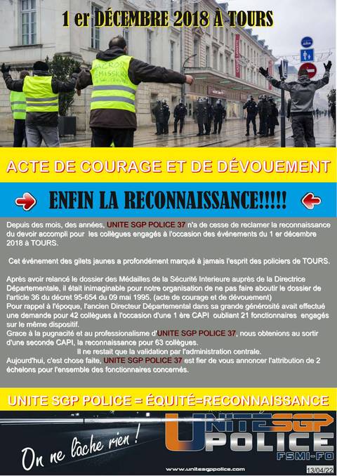 Aperçu — Acte de courage et de dévouement enfin la reconnaissance !!!