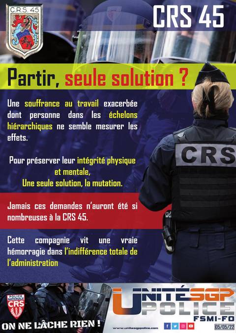 Aperçu — CRS 45 : Partir, seule solution