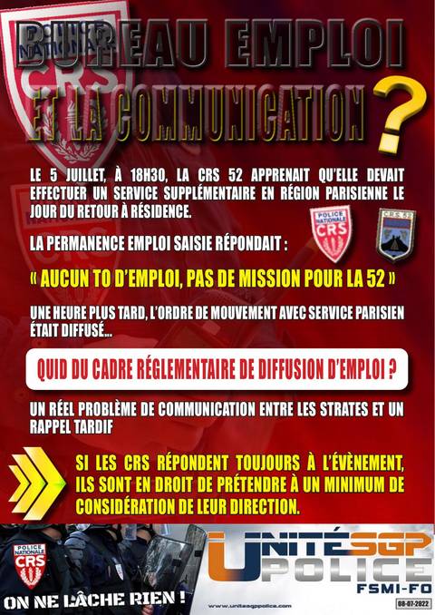 Aperçu — Bureau Emploi : Et la communication ?