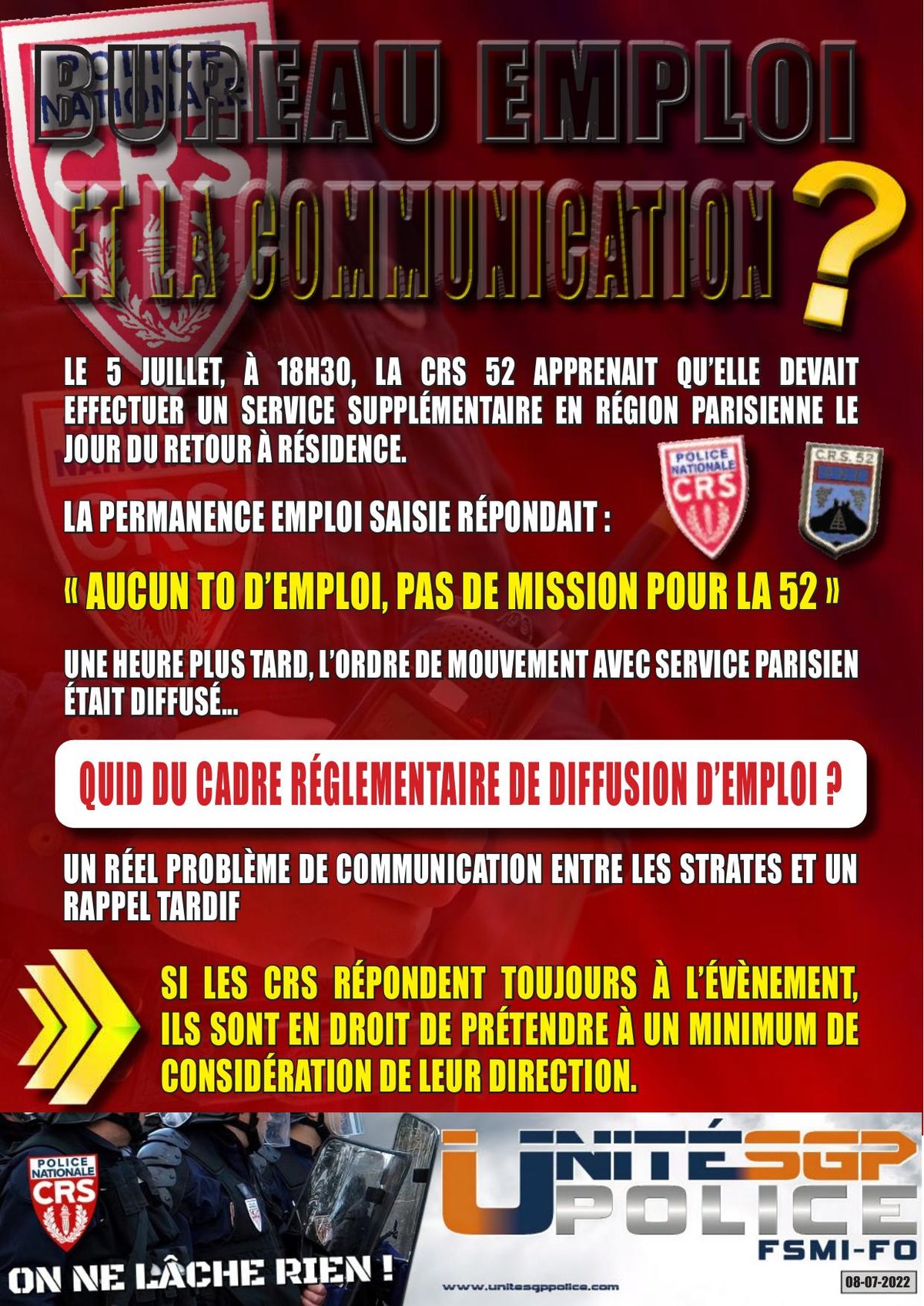 Bureau Emploi : Et la communication ?