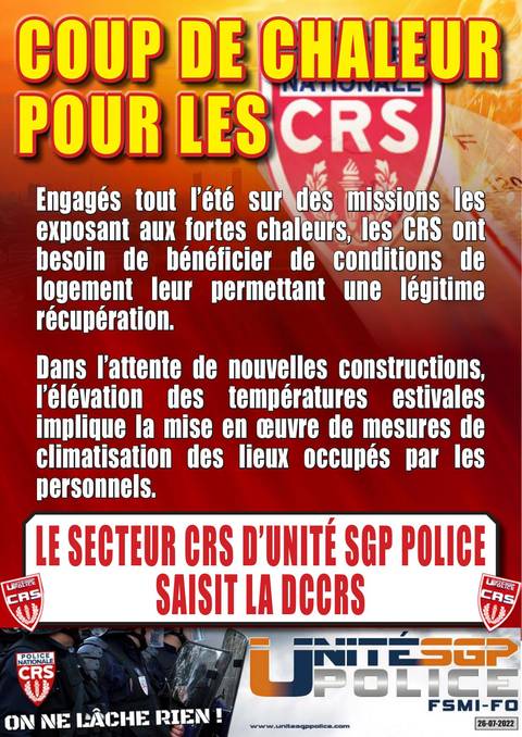 Aperçu — Coup de chaleur pour les CRS