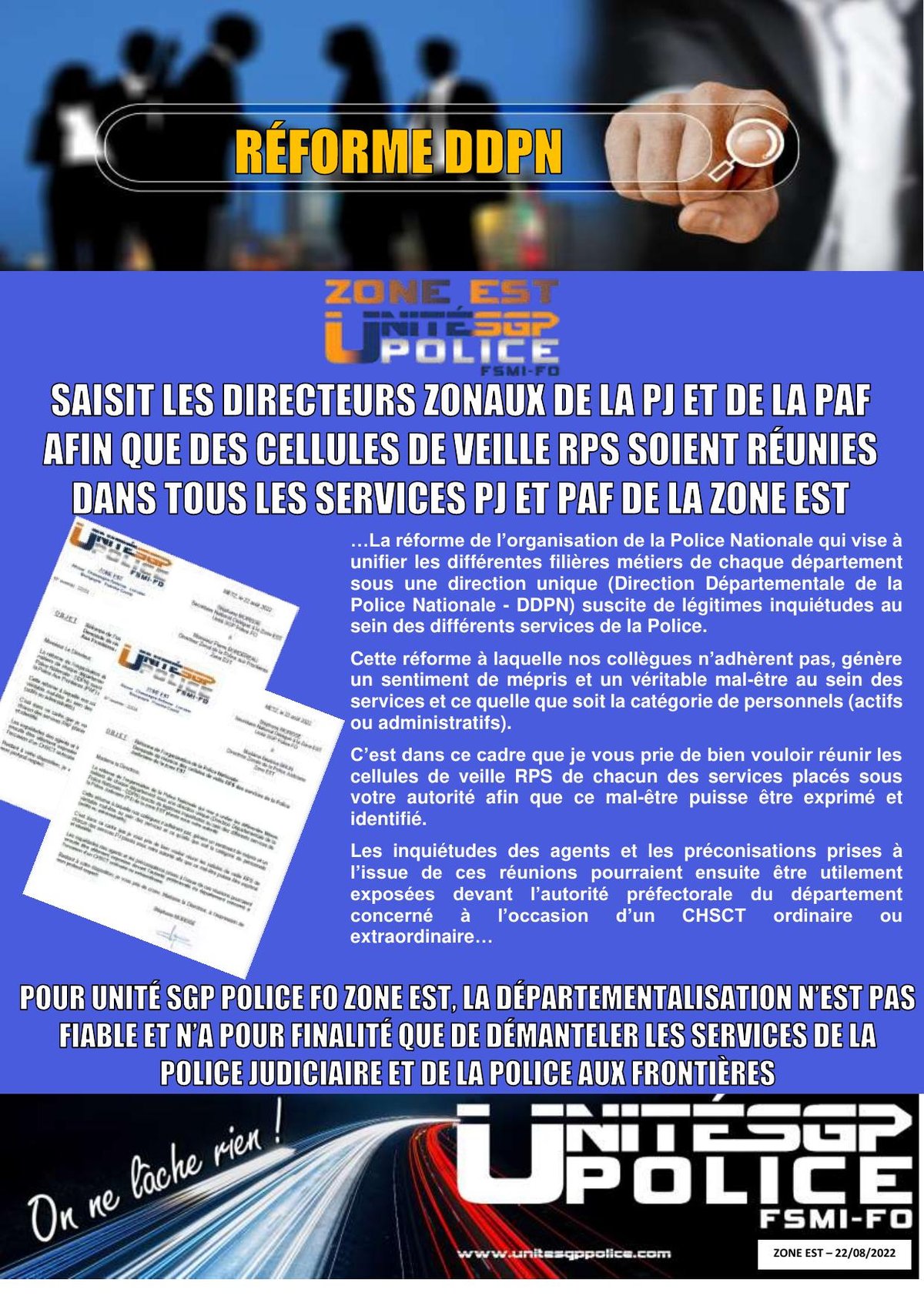 Réforme DDPN
