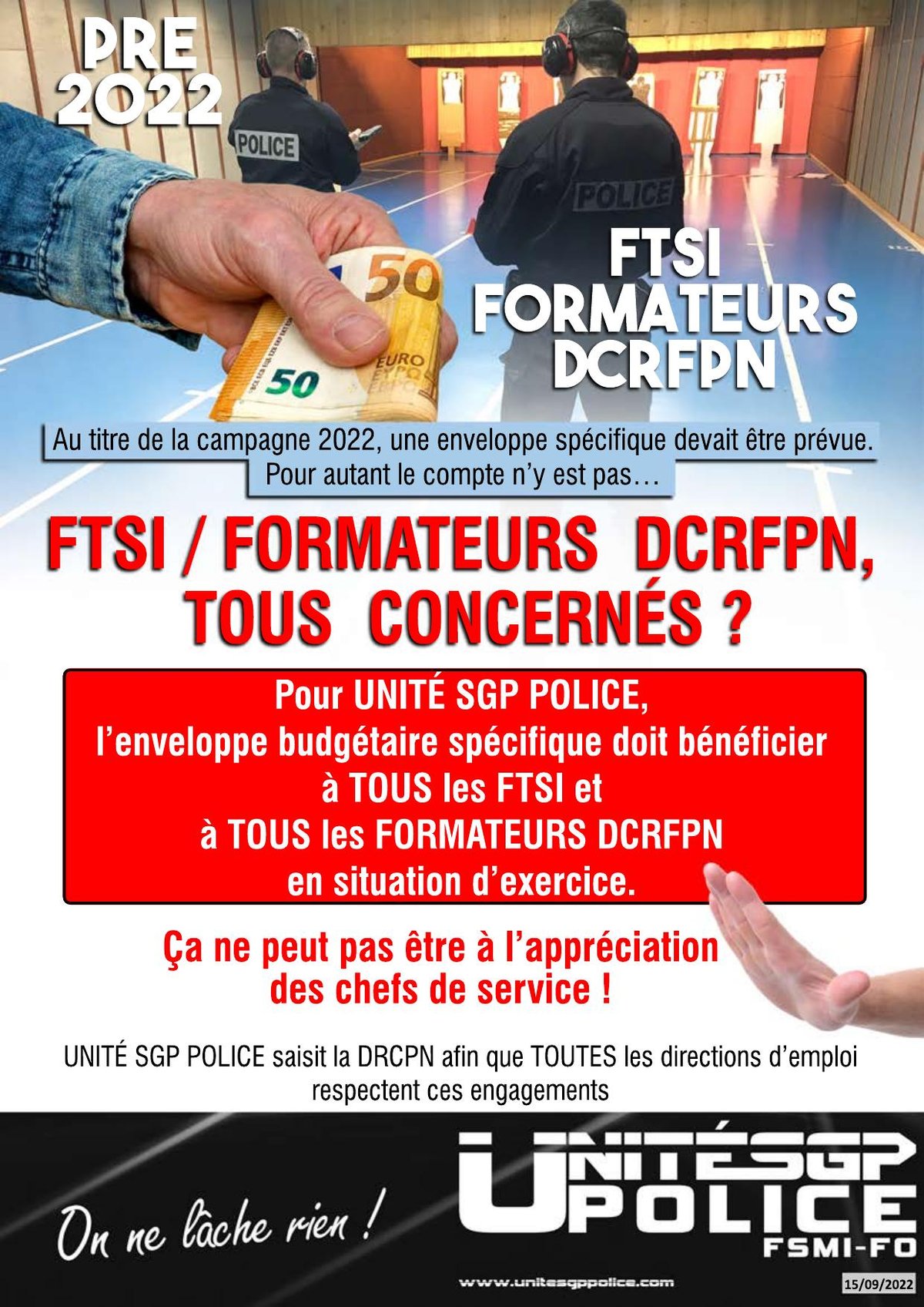PRE 2022 : FTSI – Formateurs DCRFPN