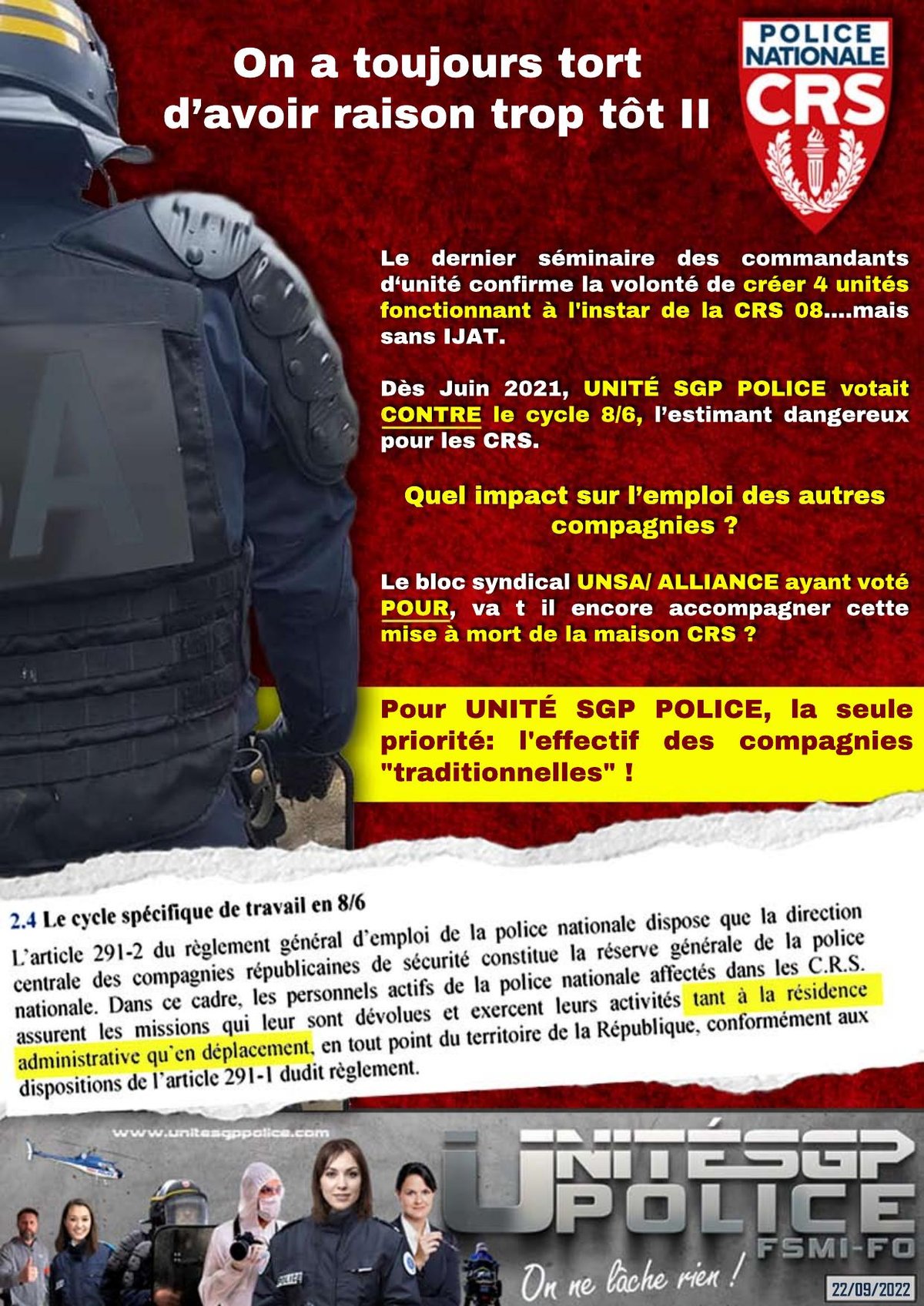On a toujours tort d’avoir raison trop tôt II