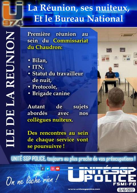 Aperçu — La Réunion, Ses nuiteux, Et le Bureau National