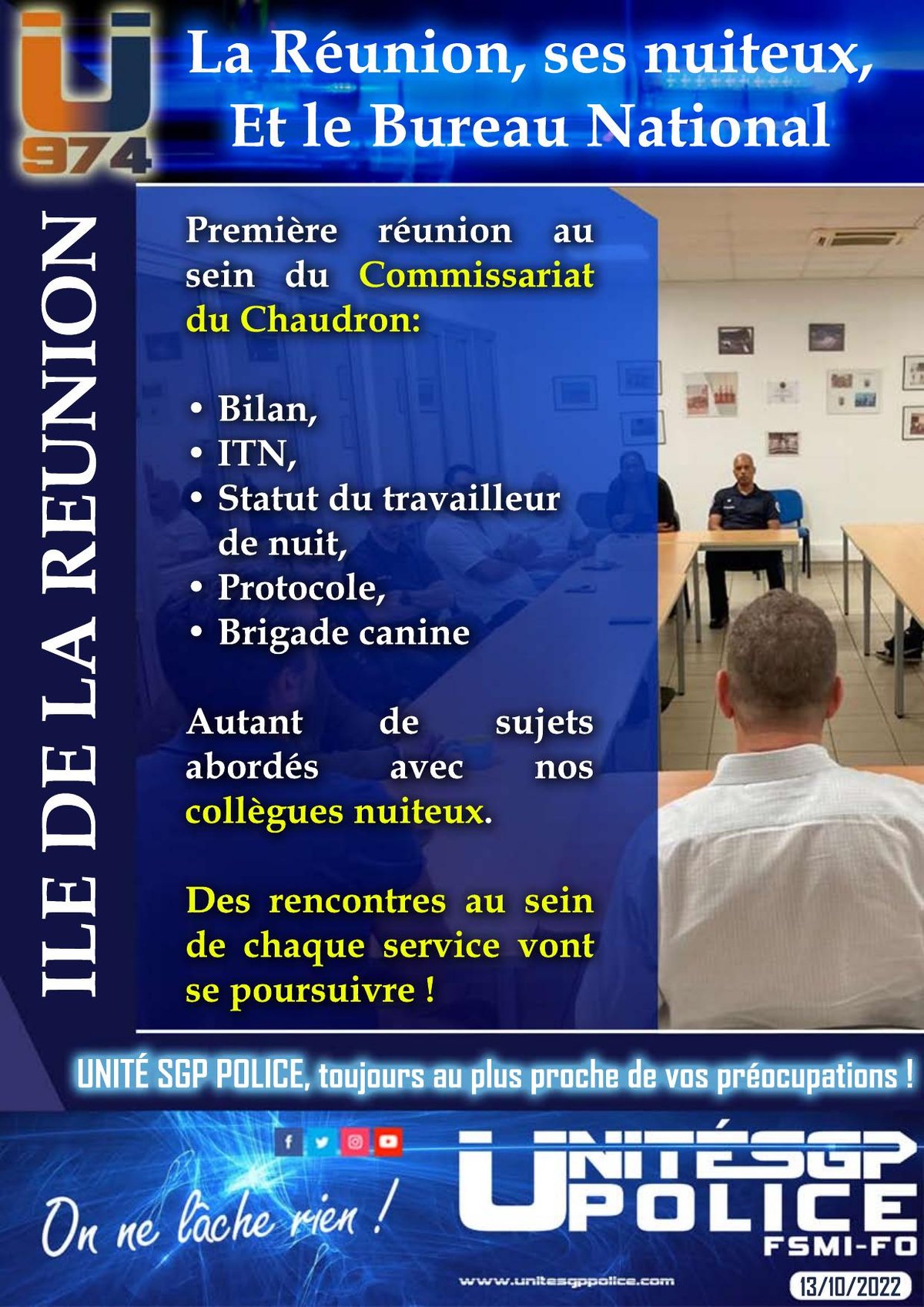 La Réunion, Ses nuiteux, Et le Bureau National