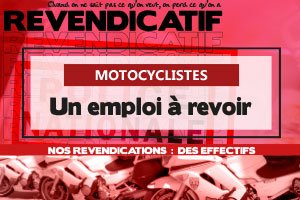 MOTOCYCLISTES - Un emploi à revoir