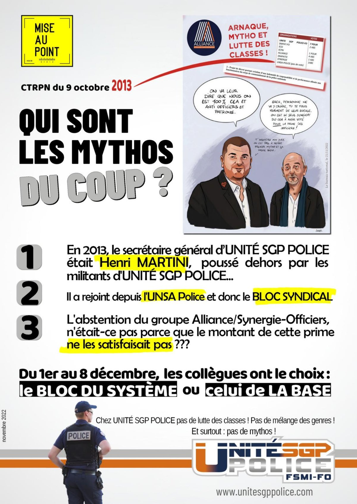 Qui sont les mythos du coup ?