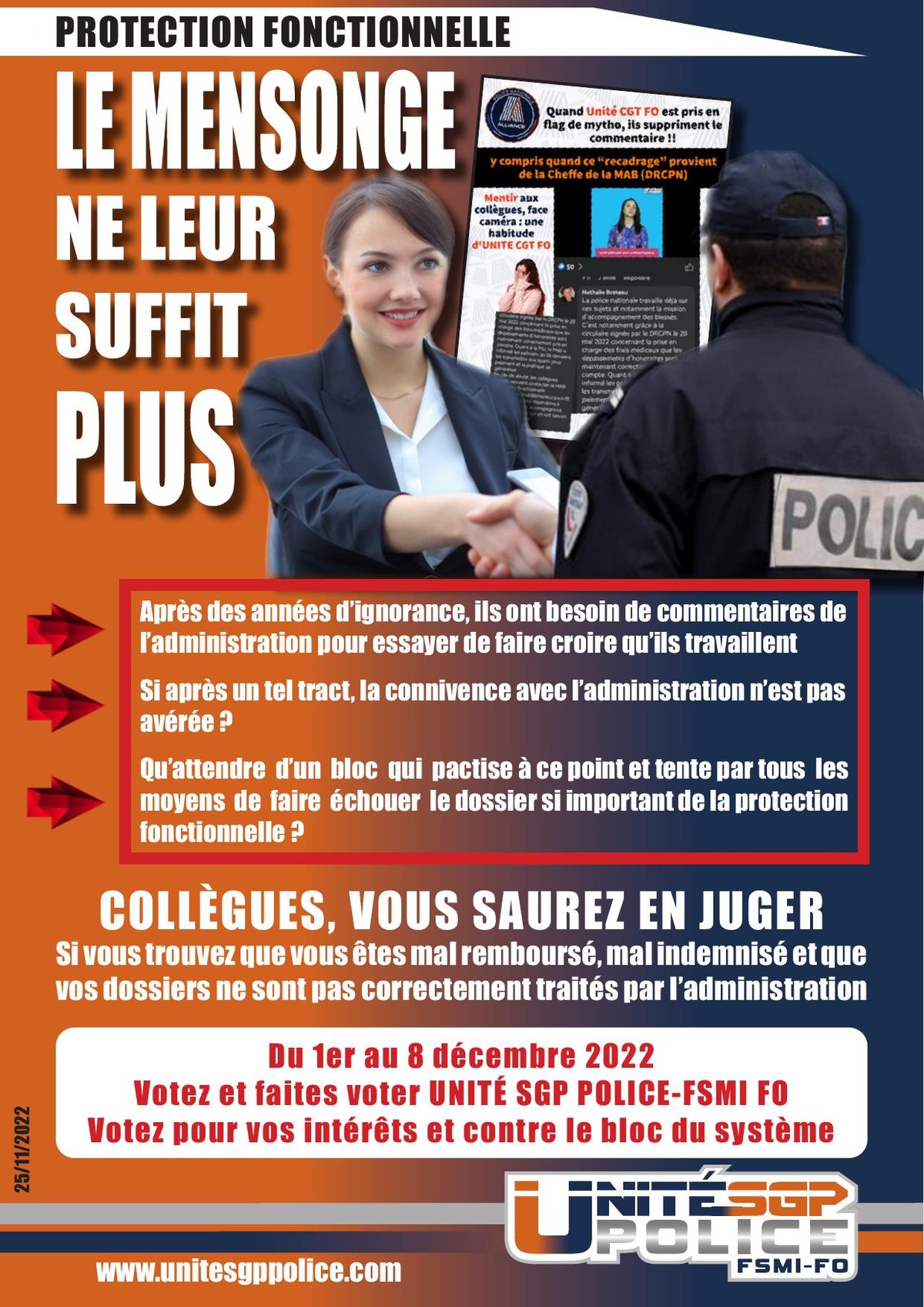 Le mensonge ne leur suffit plus