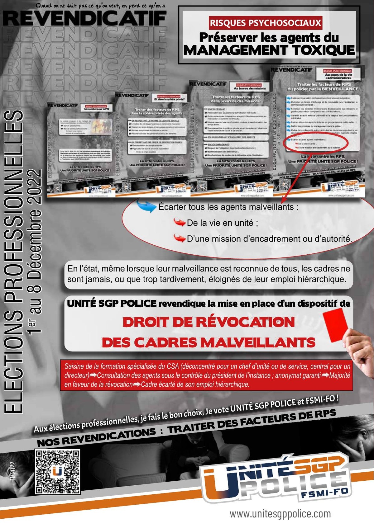 RISQUES PSYCHOSOCIAUX - Préserver les agents du management toxique
