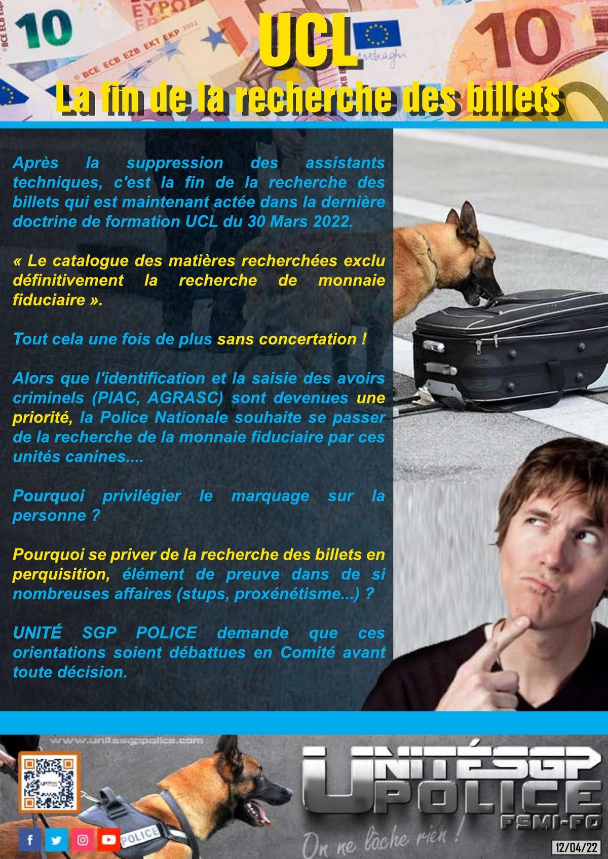 La fin de la recherche des billet