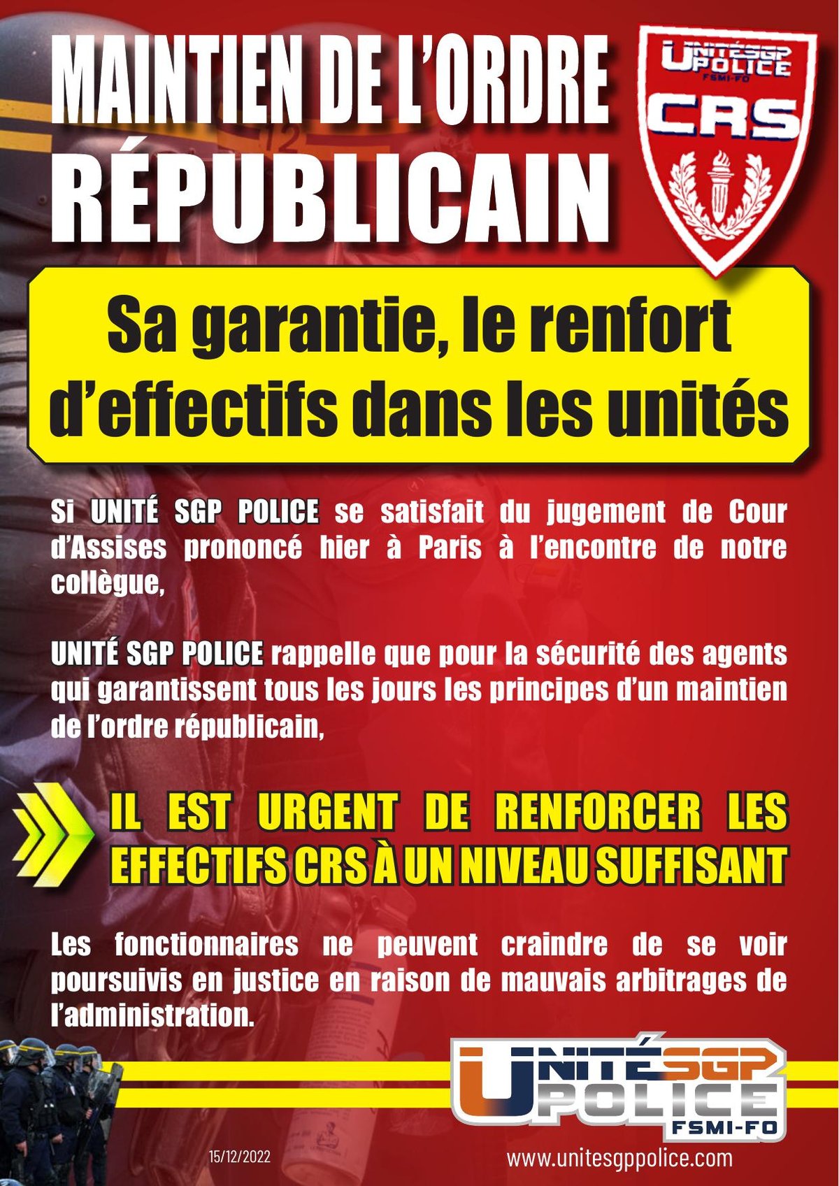 Maintien de l’Ordre Républicain