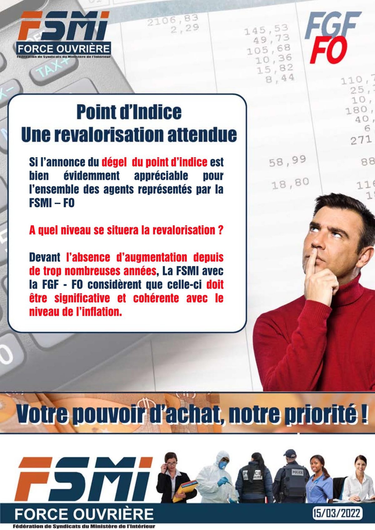 Point d’Indice : Une revalorisation attendue