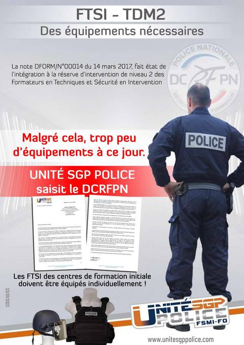 Aperçu — FTSI - TDM2, Des équipements nécessaires