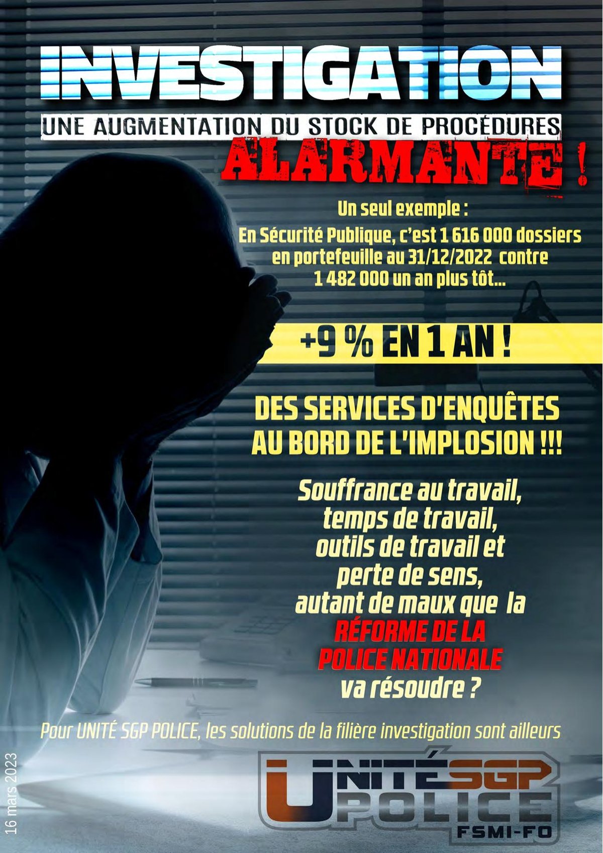 INVESTIGATION : UNE AUGMENTATION DU STOCK DE PROCÉDURES ALARMANTE