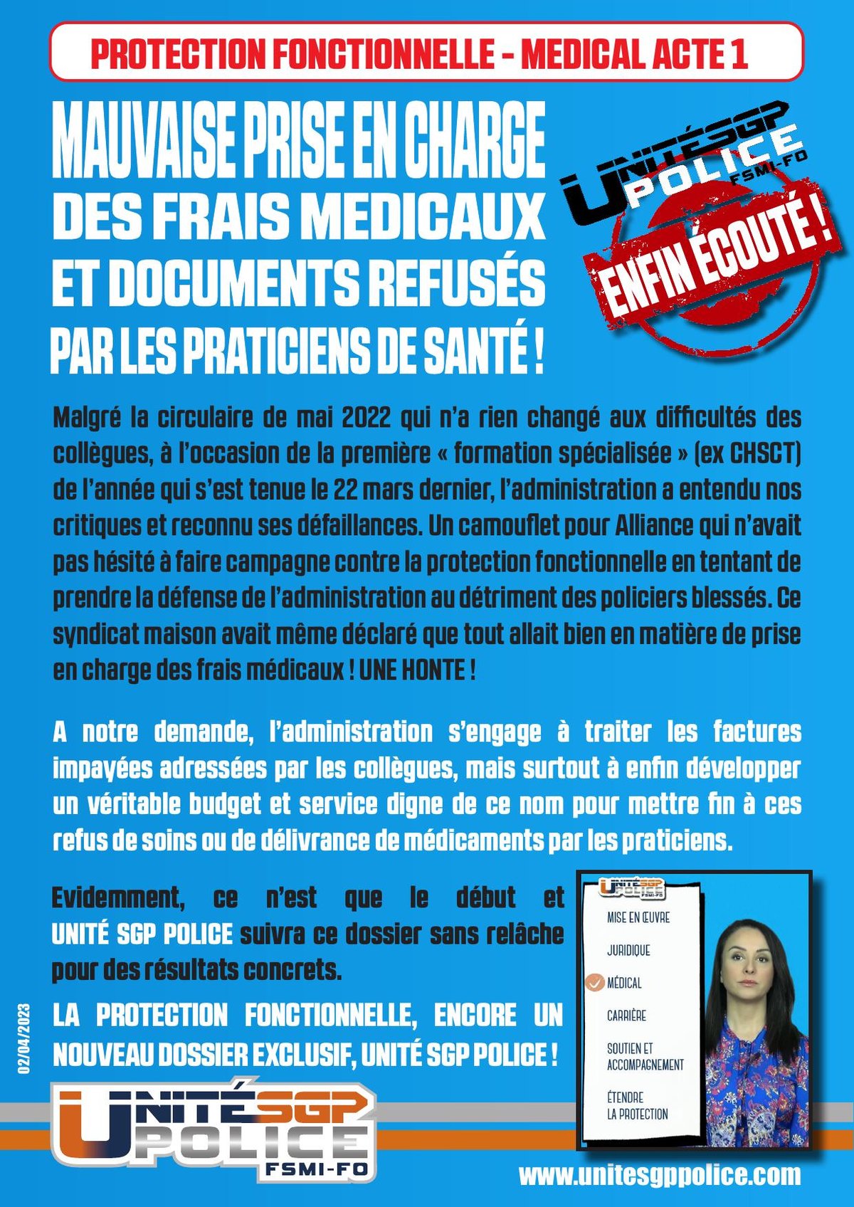 PROTECTION FONCTIONNELLE - MEDICAL ACTE 1