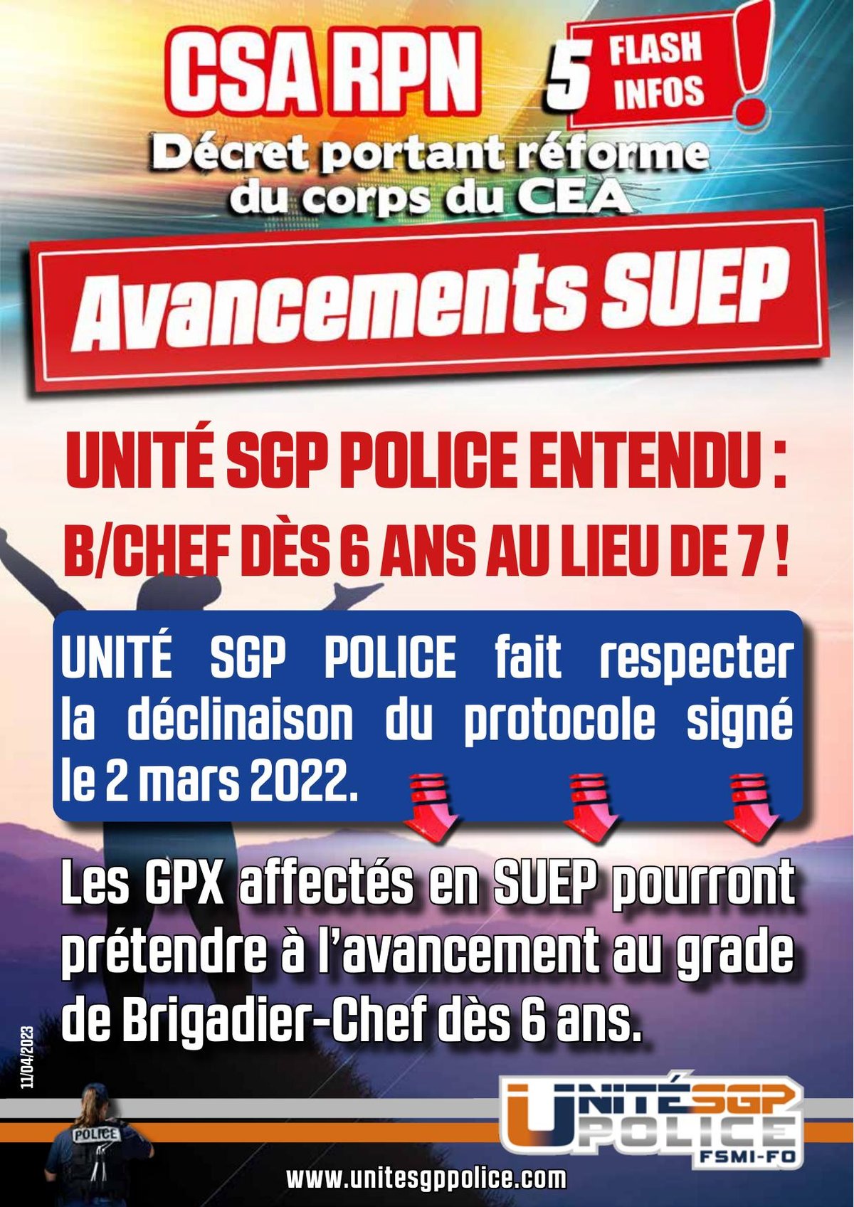 5 : Avancements SUEP