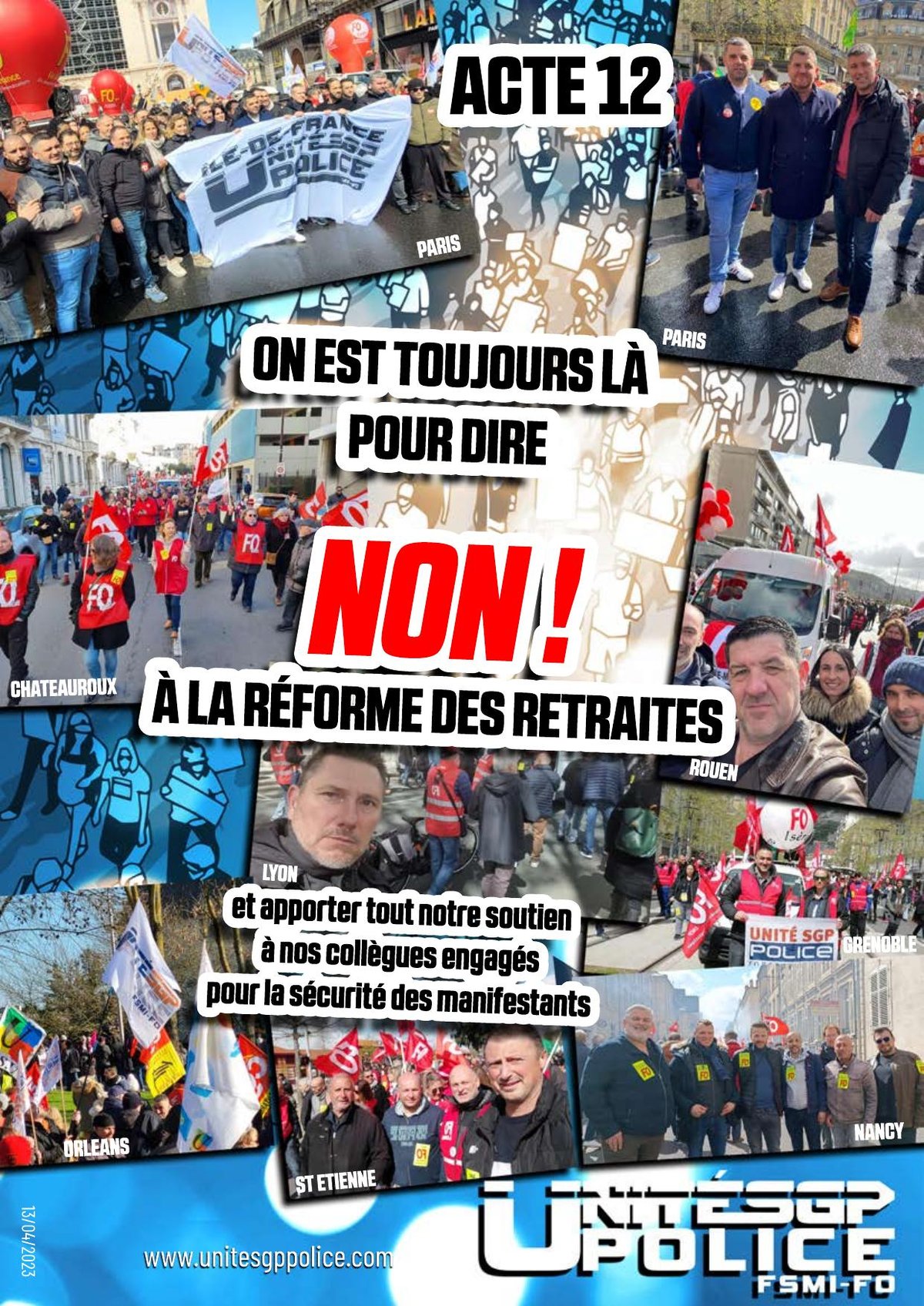 ACTE 12 - ON EST TOUJOURS LÀ POUR DIRE NON ! À LA RÉFORME DES RETRAITES