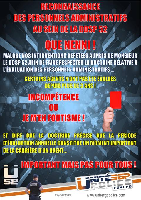 Aperçu — Reconnaissance des personnels administratifs