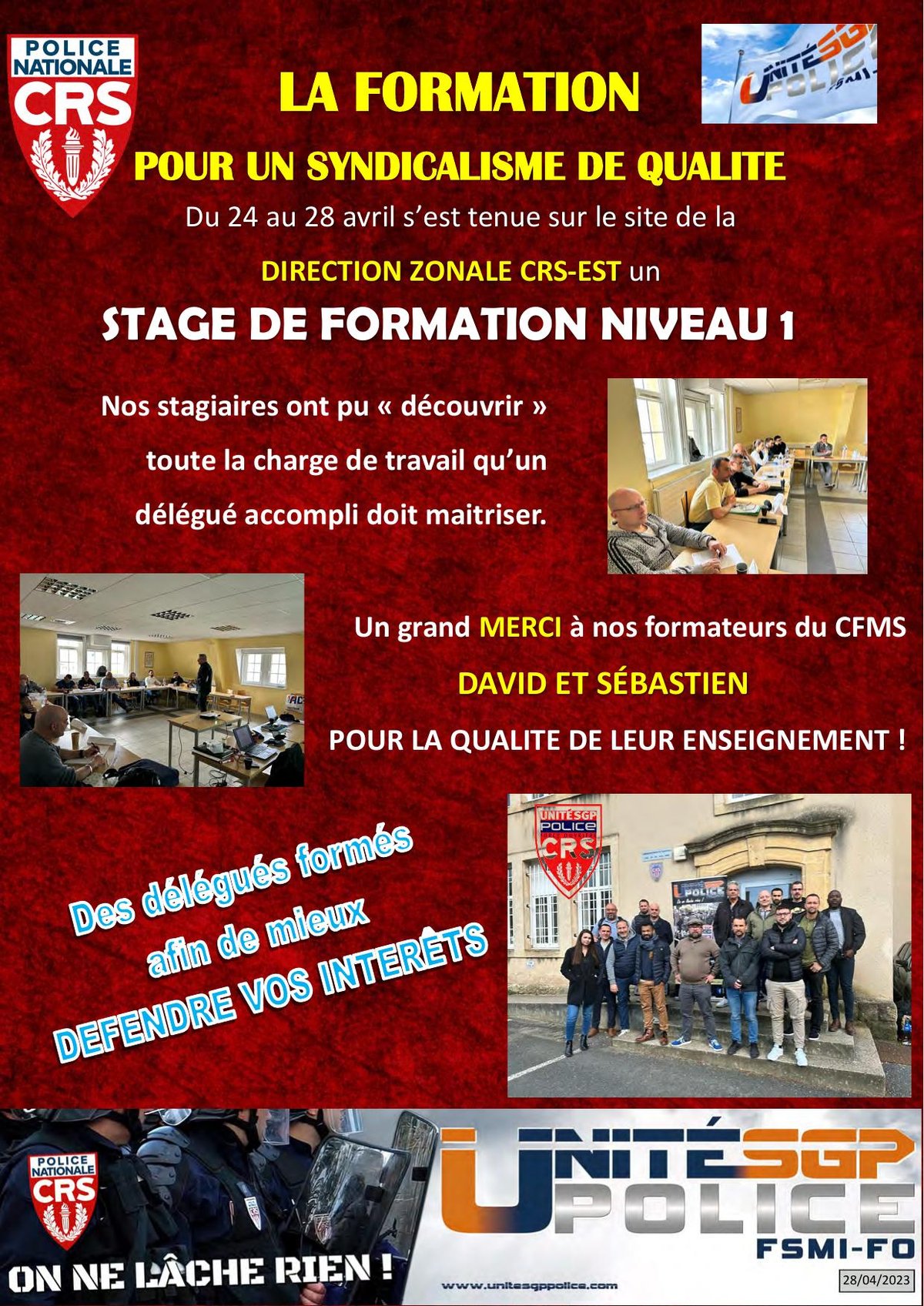La formation pour un syndicalisme de qualité