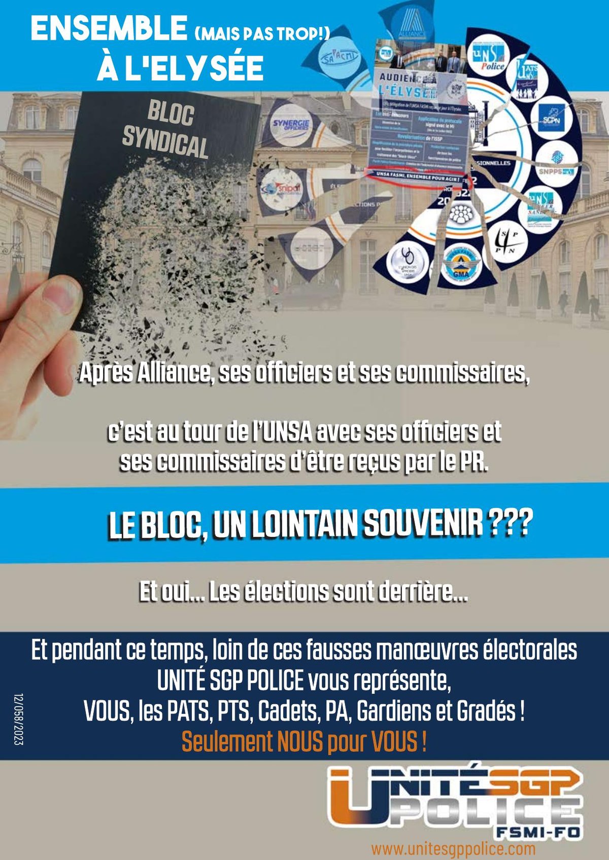 Ensemble (mais pas trop !) à l’Elysée