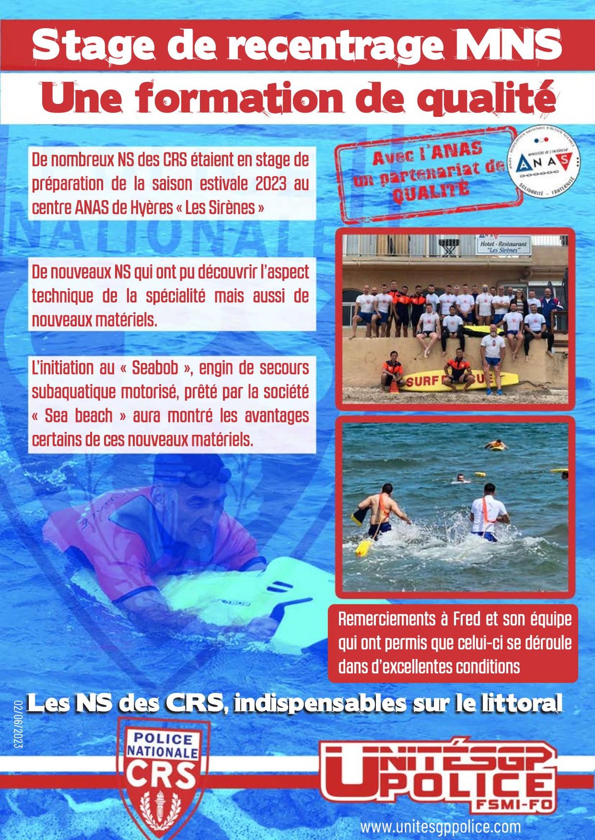 Stage de recentrage MNS - Une formation de qualité