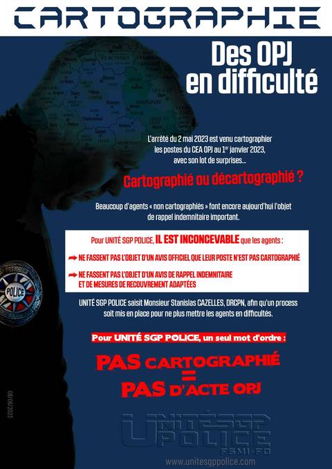 Aperçu — Cartographie - Des OPJ en difficulté