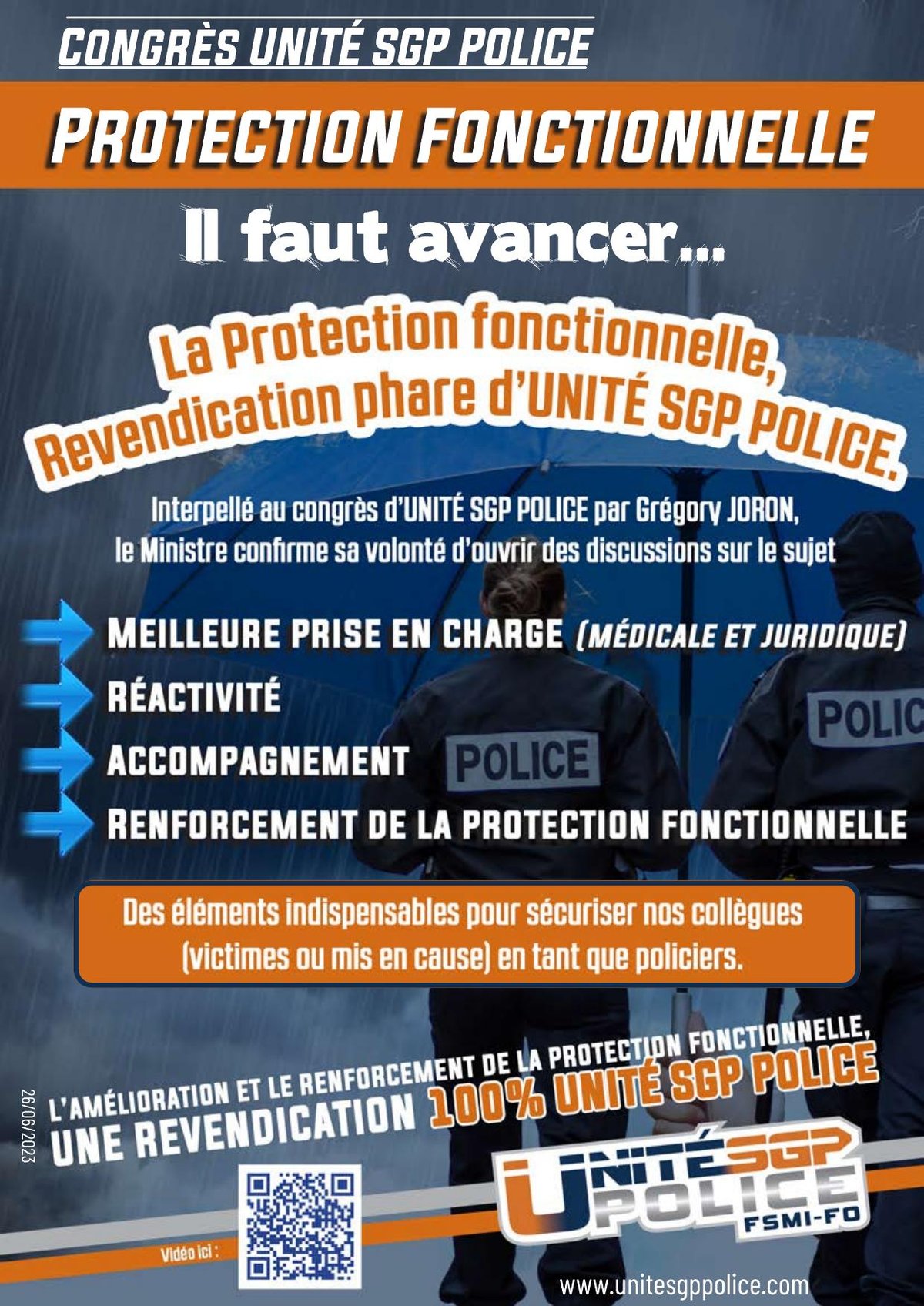 Protection Fonctionnelle - Il faut avancer