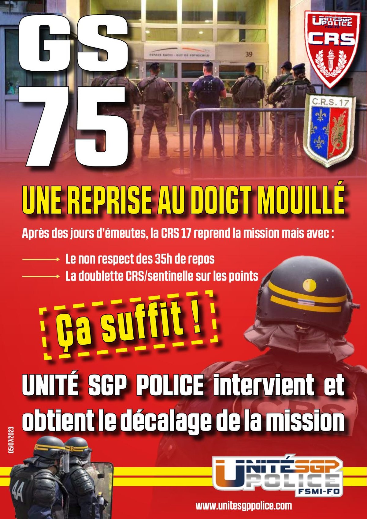 Une reprise au doigt mouillé