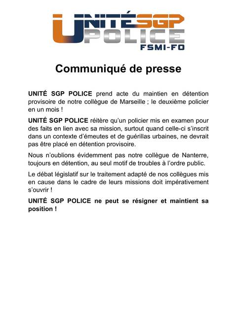 Aperçu — communiqué de presse
