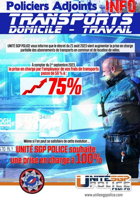 Aperçu — Policiers Adjoints - Info - Transports domicile - travail