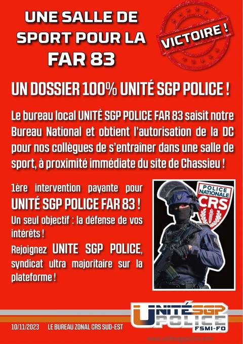 Aperçu — UNE SALLE DE SPORT POUR LA FAR 83