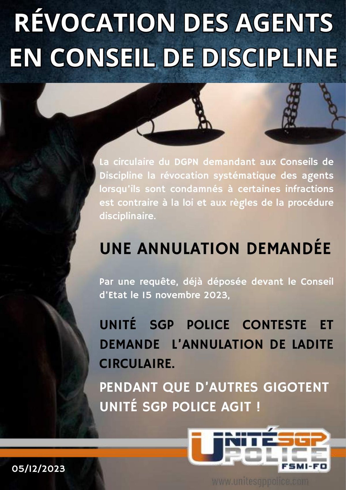 Révocation des agents en Conseil de Discipline