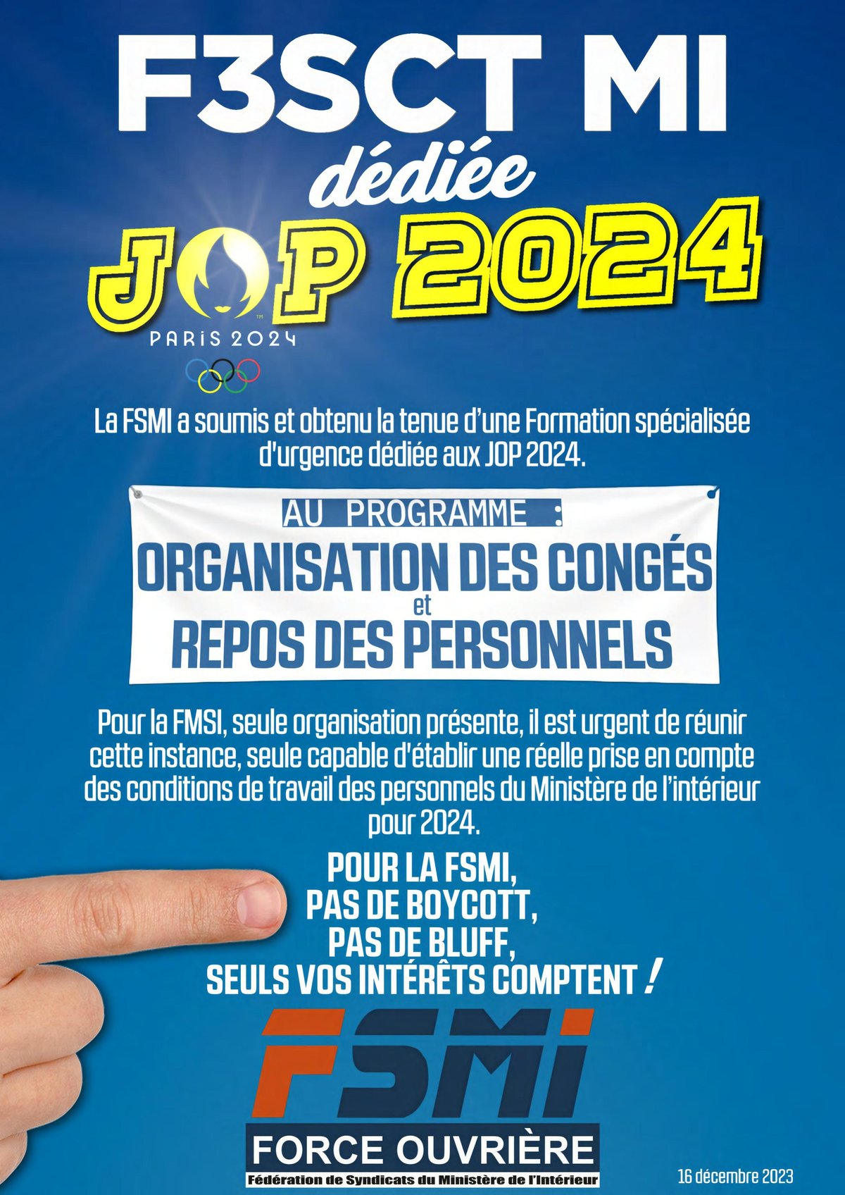 F3SCT MI dédiée JOP 2024