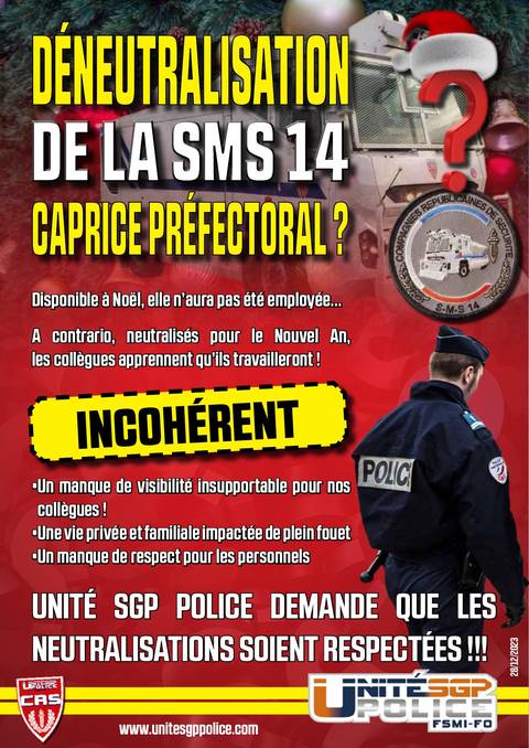 Aperçu — Déneutralisation de la SMS 14