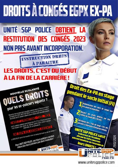 Aperçu — DROITS À CONGÉS EGPX EX-PA