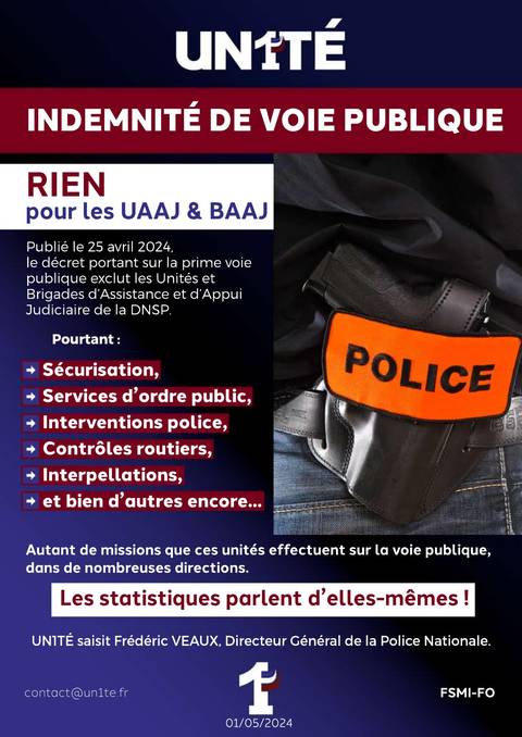 Aperçu — Indemnité de Voie Publique
