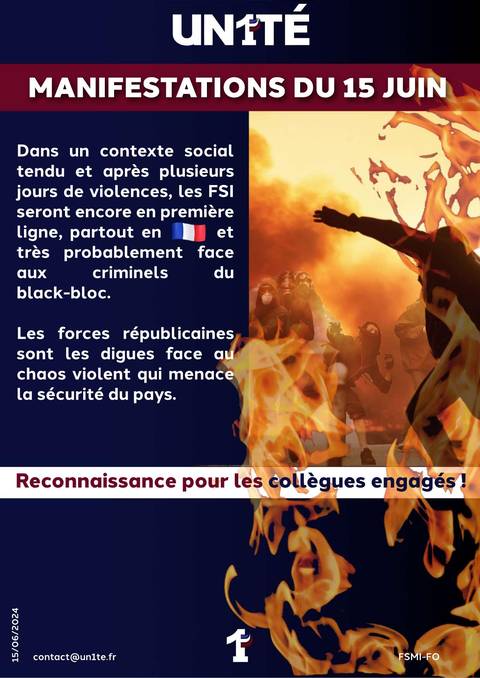 Aperçu — MANIFESTATIONS DU 15 JUIN