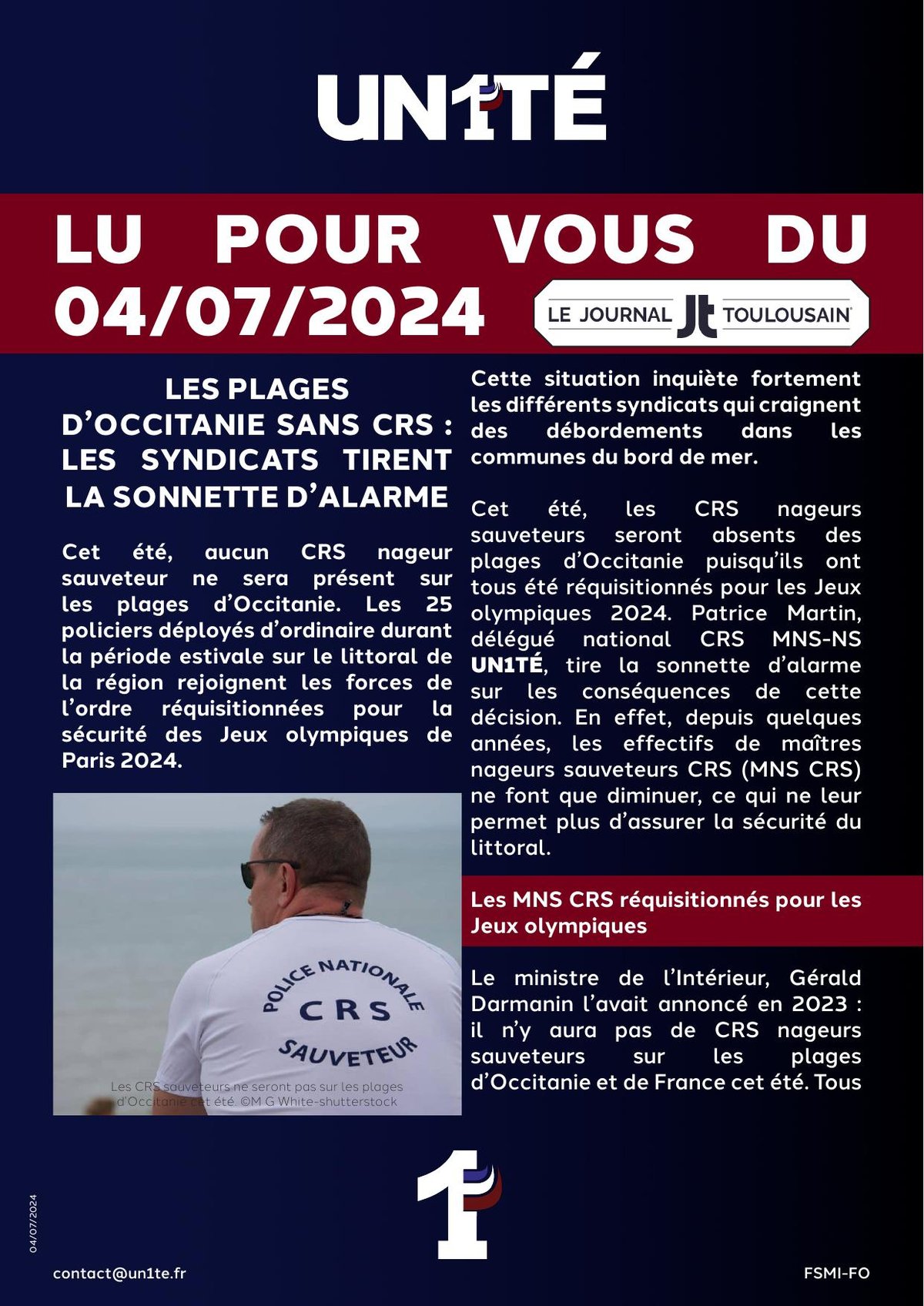 LPV : Les plages d'Occitanie sans CRS