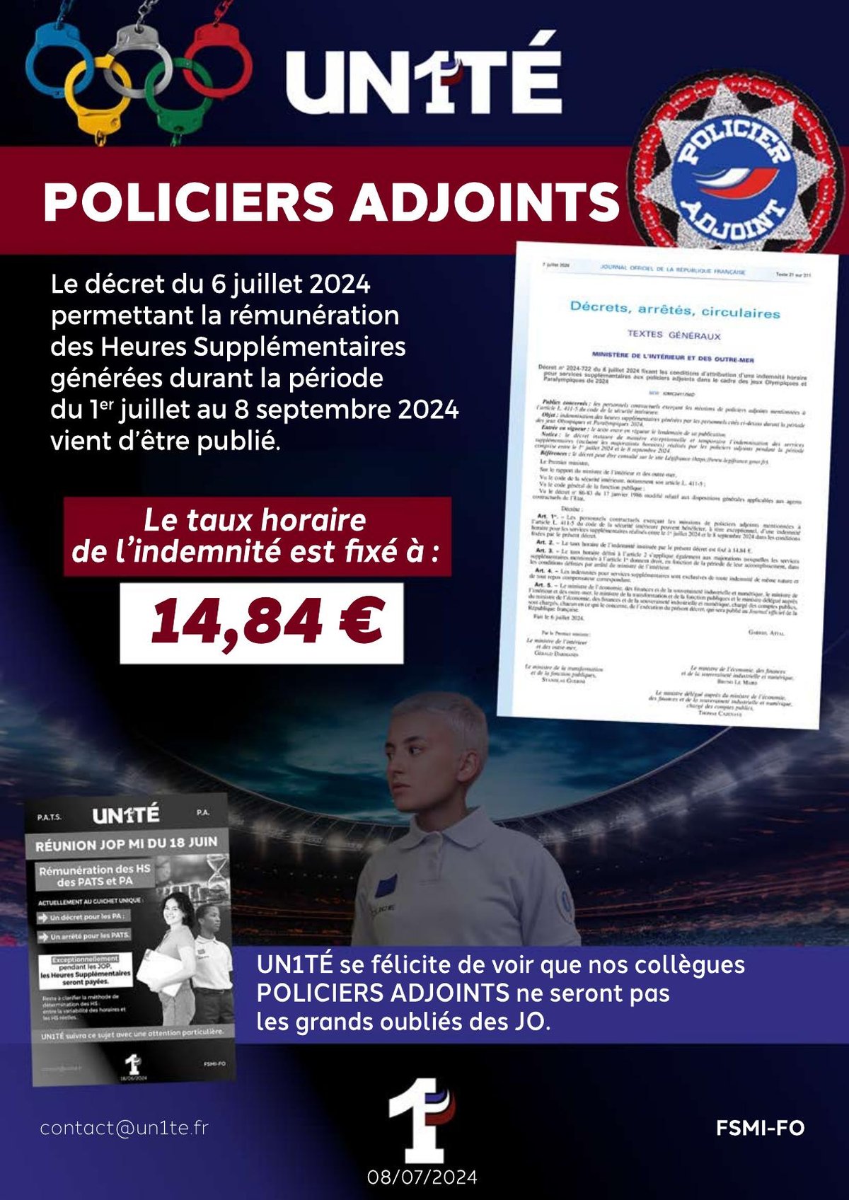 JOP 2024 - POLICIERS ADJOINTS