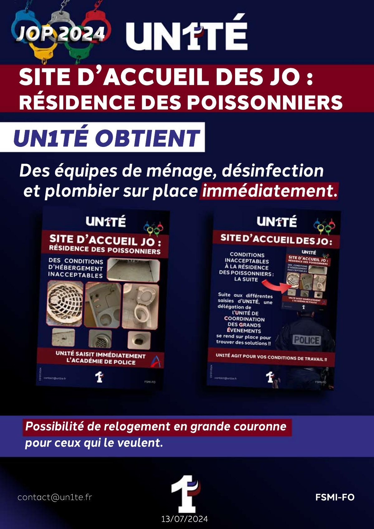 Site d’accueil des JO : Résidence des poissonniers