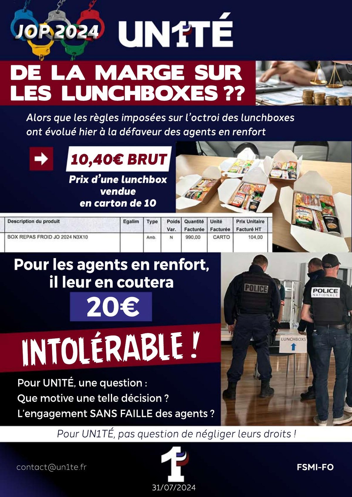 De la marge dans les lunchboxes ??
