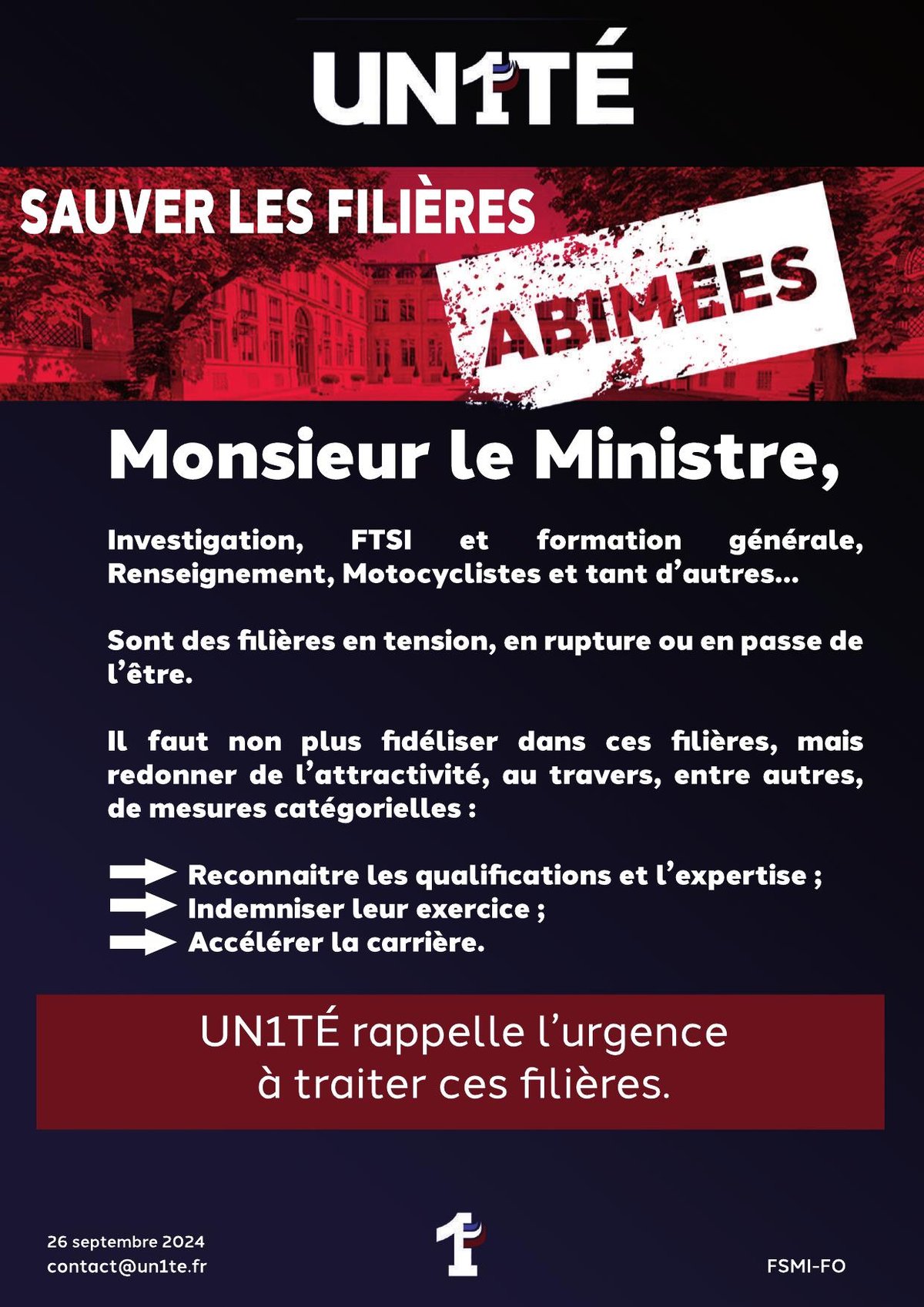 SAUVER LES FILIÈRES ABIMÉES