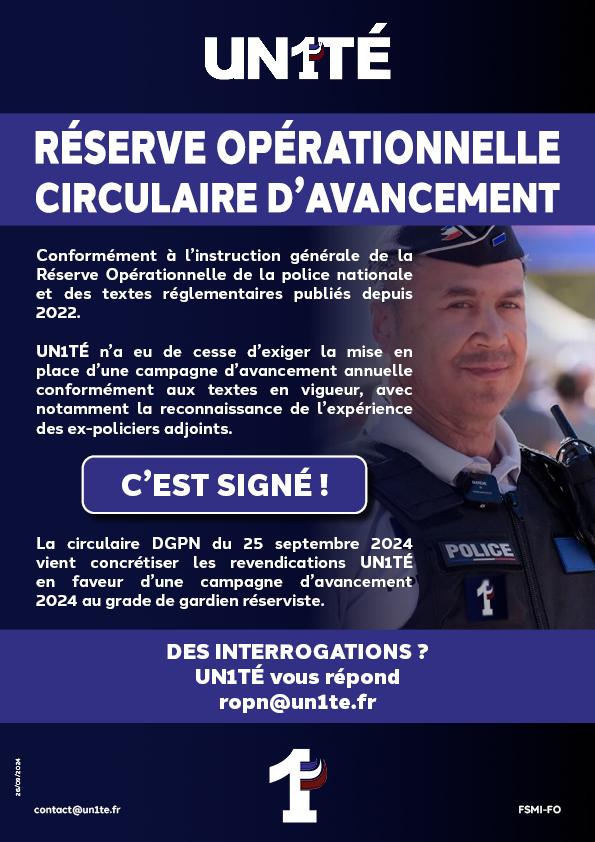 RÉSERVE OPÉRATIONNELLE