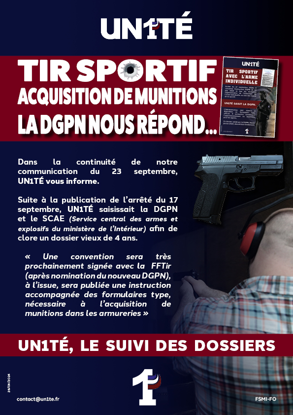 La DGPN nous répond...