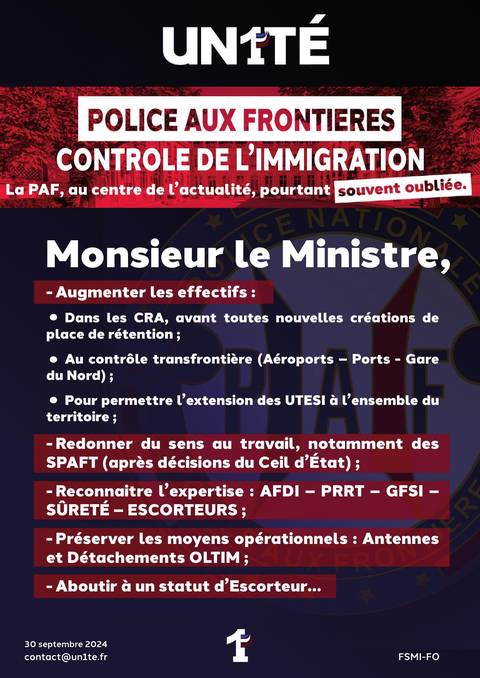 Aperçu — La PAF, au centre de l’actualité, pourtant souvent oubliée.